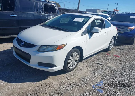 2012 Honda Civic Lx from USA, damaged, VIN 2HGFG3B55CH529588
